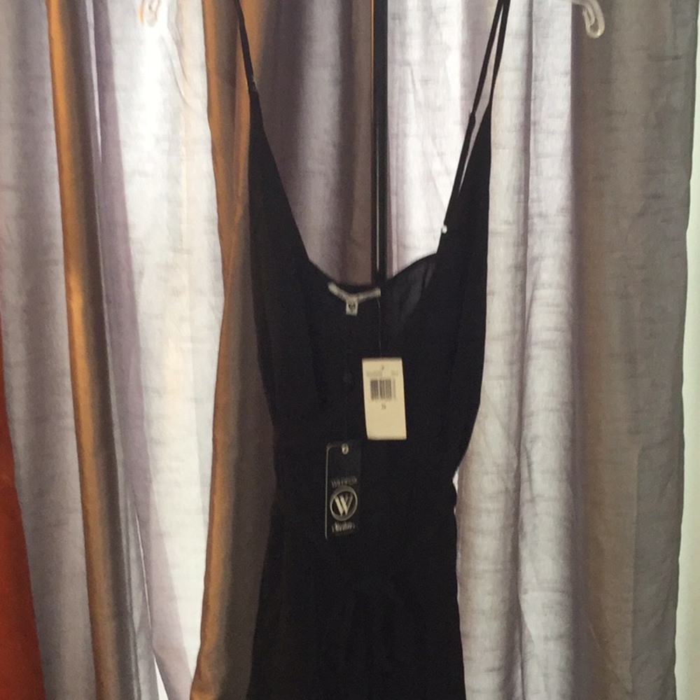 NWT. Black wrap swim cover up